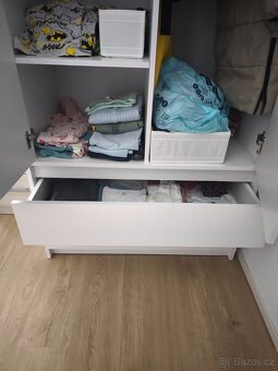 Bílá skříň 90x51x235 cm - 4