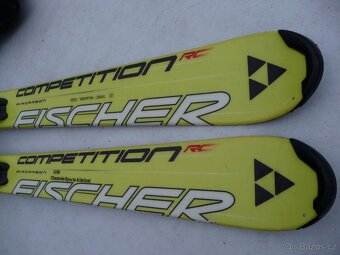 283. Lyže FISCHER - 130 cm + boty SALOMON 37 eu - set - 4