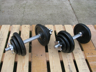 Jednoručky činky 2x10kg za 1490kč - 4