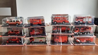 Hasičské modely AMERCOM 60 kusů Hasiči - 4