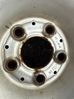 Originál plechová kola - Mercedes W447 5x112 225/60 R16 - 4