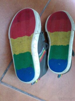 Dětské kožené zateplené kotníkové boty, vel. 19 - 4