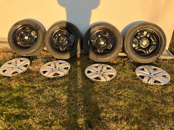Originál Toyota Corolla plechové 16, TPMS, poklice. 5x114.3 - 4