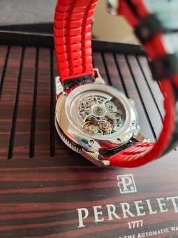 Luxusní hodinky PERRELET chronograf dual time - 4