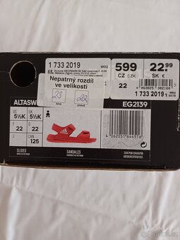 Sandály Adidas, 22/23 - 4