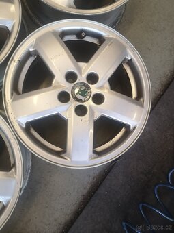 Alu kola 5x100 r15 Škoda - 4