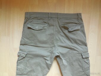 pánské Smog sv.hnědé kalhoty kapsáče joggers 36/30 M-L p.92c - 4