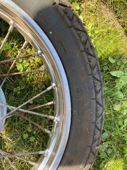 ORIGINÁL NEPOUŽITÉ ZADNÍ KOLO NA MOTOCYKL JAWA ČZ PANELKA - 4