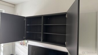 IKEA Besta 2x závěsná skříňka antracit - 4