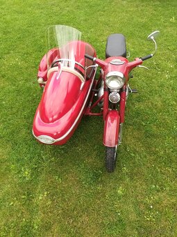 Jawa 350 se sajdou Velorex 560 - 4