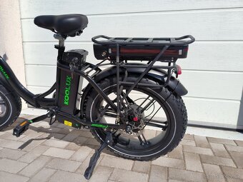 Skládací Elektrické kolo 500 W Dvě baterie 24 Ah Moped - 4