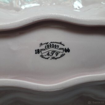 Miska z růžového porcelánu Chodov - 4