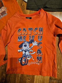 Tričko s dlouhým rukávem 4-6 let, 3 ks - 4