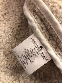 Vlněný dámský kabát teddy coat - 4