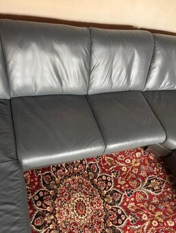 Kožená sedací souprava do U, 5210 - 4