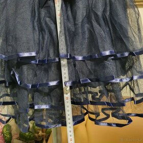 Dětská tutu sukně modrá - 4