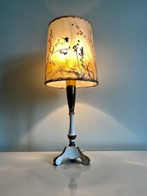Vintážní celomosazná stolní lampa z Nemecka - 4