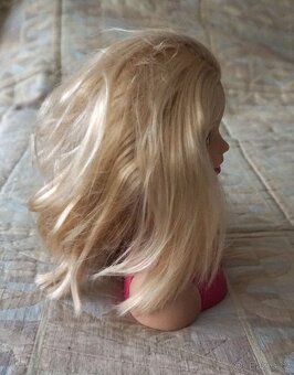 Dětská česací hlava BARBIE výška 21 cm - 4