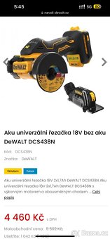 Dewalt XR Brushless DCS438 20V 3” Cut Off Tool Bruska - 4