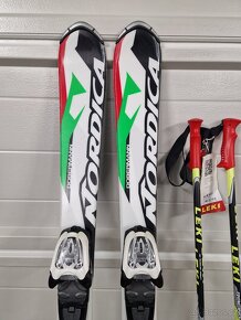 SET Lyže Nordica Dobermann 110 cm boty 225 mm hole 90cm - 4