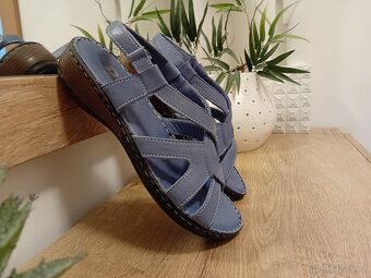 DEX Comfort dámské sandály vel. 36 kožené nové - 4