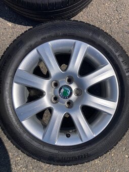 Alu 5x100,r15 Škoda Roomster,Fabia r195/55 r15 - 4