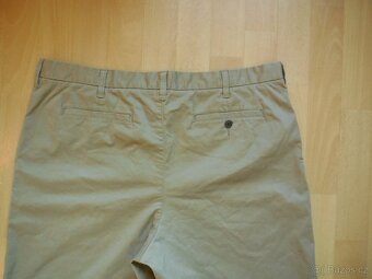 pánské Lands´End sv.hnědé kraťasy Chino plátno elast. 40/XXL - 4