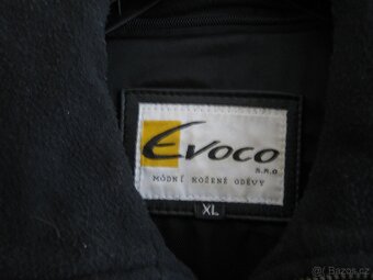 --- PÁNSKÁ ČERNÁ KOŽENÁ BUNDA vel. XL top stav --- - 4