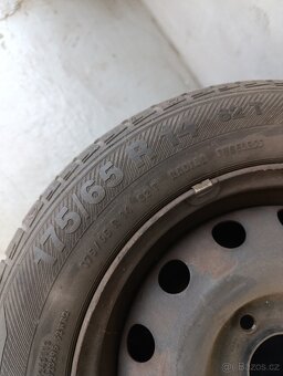 Peugeot 206 plechové disky R14 s pneu - 4