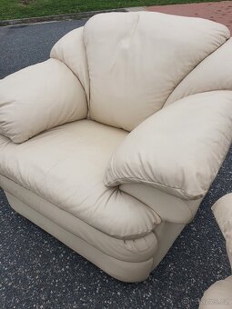 luxusní KOŽENÁ sedačka – DOPRAVA - 4