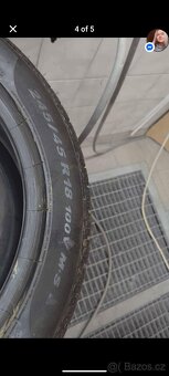 Kola OZ BMW 18x8j s pneu Pirelli sottozero 245/45/18 - 4