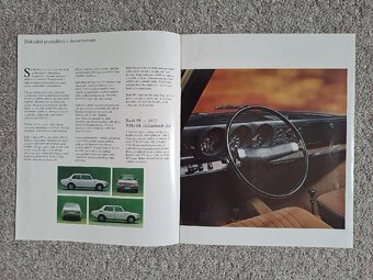 Prospekt automobilu SAAB 99, dobový pro TUZEX - 4