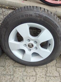 ALU disky originál Škoda 5x112 r15 (sada č.5) - 4