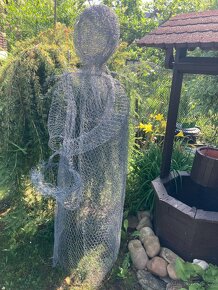 Duch zahrady - drátěné panny - 4