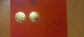 zlatá mince ČNB 5000Kč Olomouc,b.k. - 4