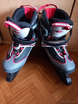 Lední kvalitní brusle unisex B-SQUARE vel. 38 nové - 4