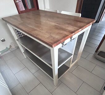 Ikea ostrůvek + dvě barové zidle - 4