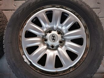 Originální 17 disky hyundai + zimní pneu 6,5-7mm + TMPS - 4