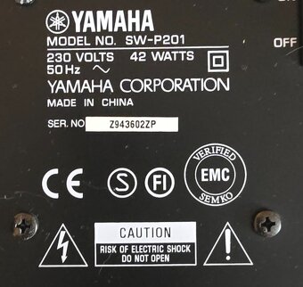 5 repro Yamaha + aktivní subwoofer - 4
