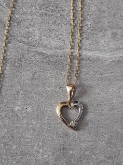 Dámský náhrdelník zlatý 375 9karatu - 4