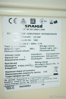 Prosklená chladnička Snaigé CD350 - 4