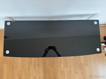 Televizní stolek skleněný - 4