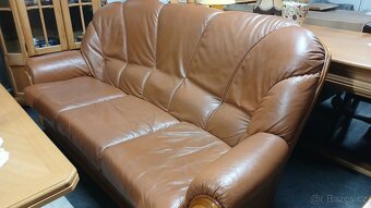 Kožená sedací souprava 3+1+1 - 4