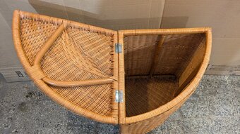Prádelní koš z ratanu - 4