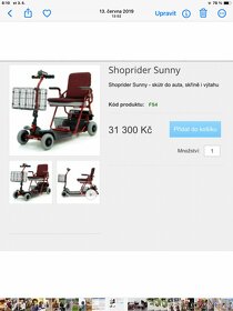 Elektrický skutr, invalidní vozíček - 4