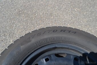 Skoro NOVÉ zimní kola Š.Rapid/Fabia 3/VW Polo-175/70R14 - 4