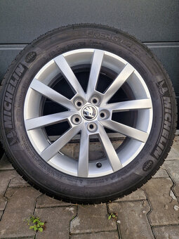 5x100 r16 kola disky skoda scala alu 16 205 55 elektrony vw - 4