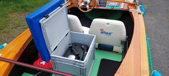 RETRO Motorový člun DDR+přívěs po STK - 4