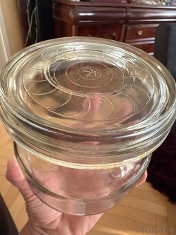 Zavařovací sklenice s víkem 0,5 l značená Brabec - 4