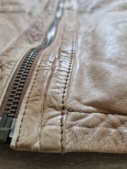 Pánská kožená bunda Hugo Boss velikost 62 (2XL) c640 - 4